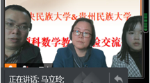 我院和中央民族大学预科学院开展线上数学教学经验交流会